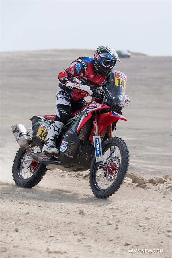 (SP)PERU-PISCO-DAKAR RALLY-STAGE 2