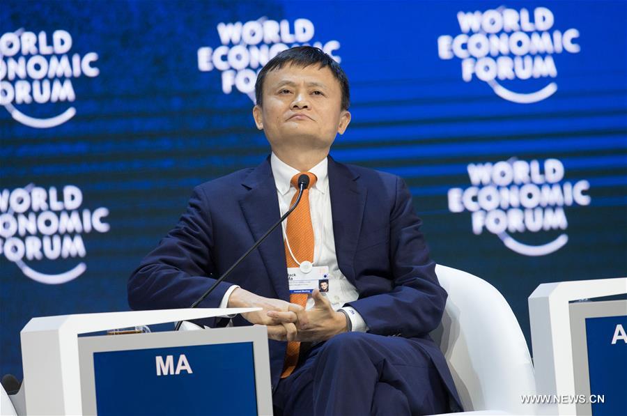 SWITZERLAND-DAVOS-WEF ANNUAL MEETING-E COMMERCE-JACK MA