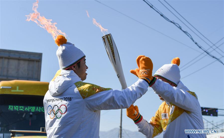 (SP)OLY-SOUTH KOREA-PYEONGCHANG-OLYMPIC TORCH RELAY