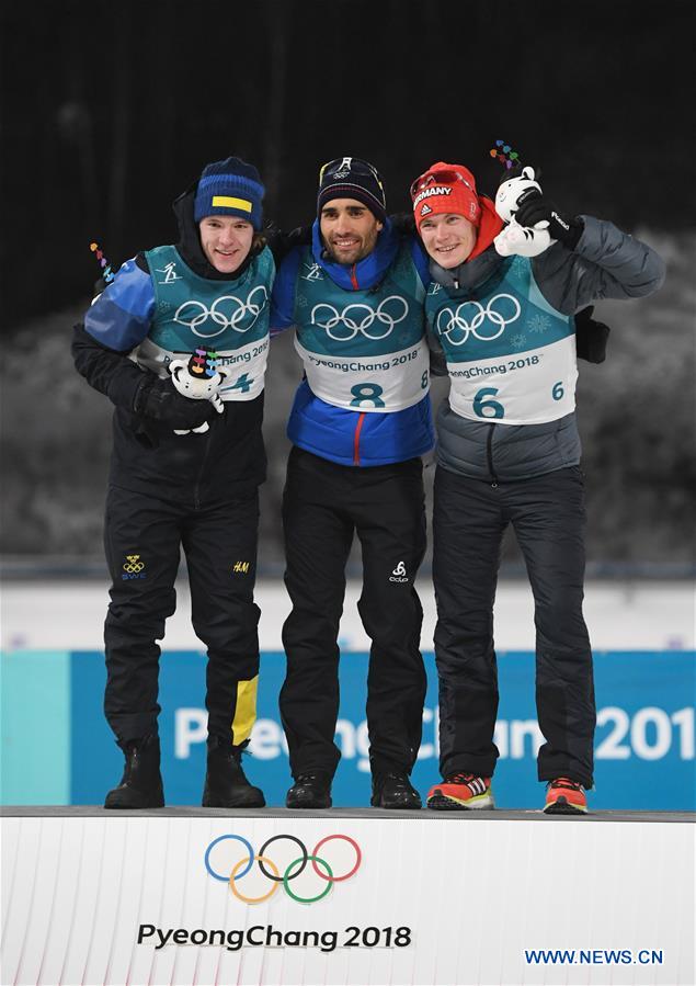 (SP)OLY-SOUTH KOREA-PYEONGCHANG-BIATHLON-MEN'S 12.5KM PERSUIT