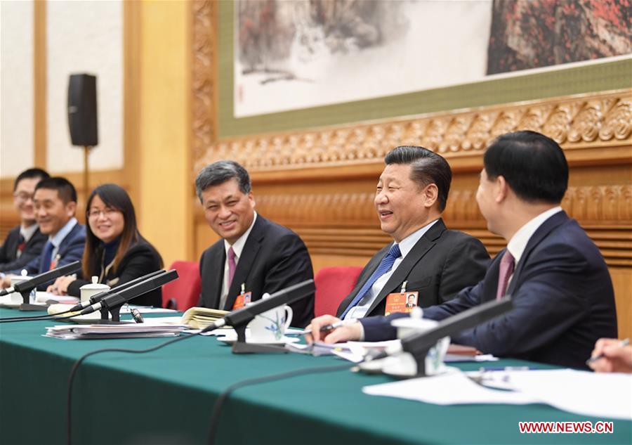 (TWO SESSIONS)CHINA-BEIJING-XI JINPING-NPC-PANEL DISCUSSION (CN)