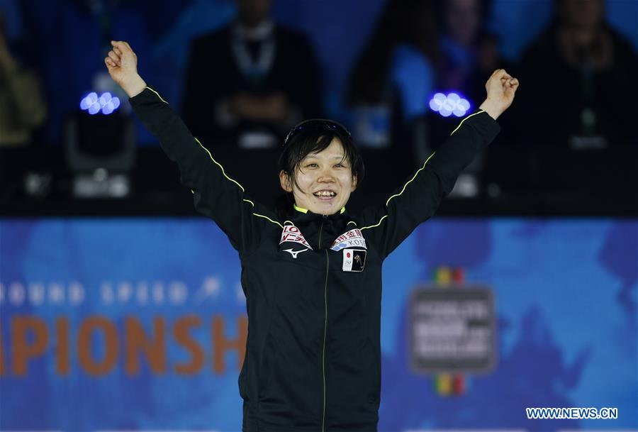 (SP)NETHERLANDS-AMSTERDAM-ISU WORLD ALLROUND SPEED SKATING CHAMPIONSHIP-AWARDING CEREMONY