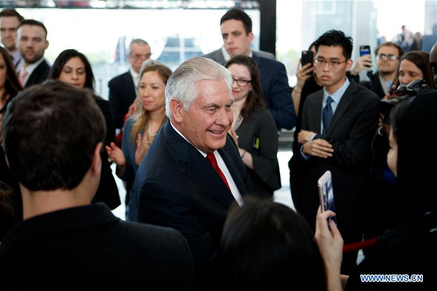 U.S.-WASHINGTON D.C.-TILLERSON-FAREWELL