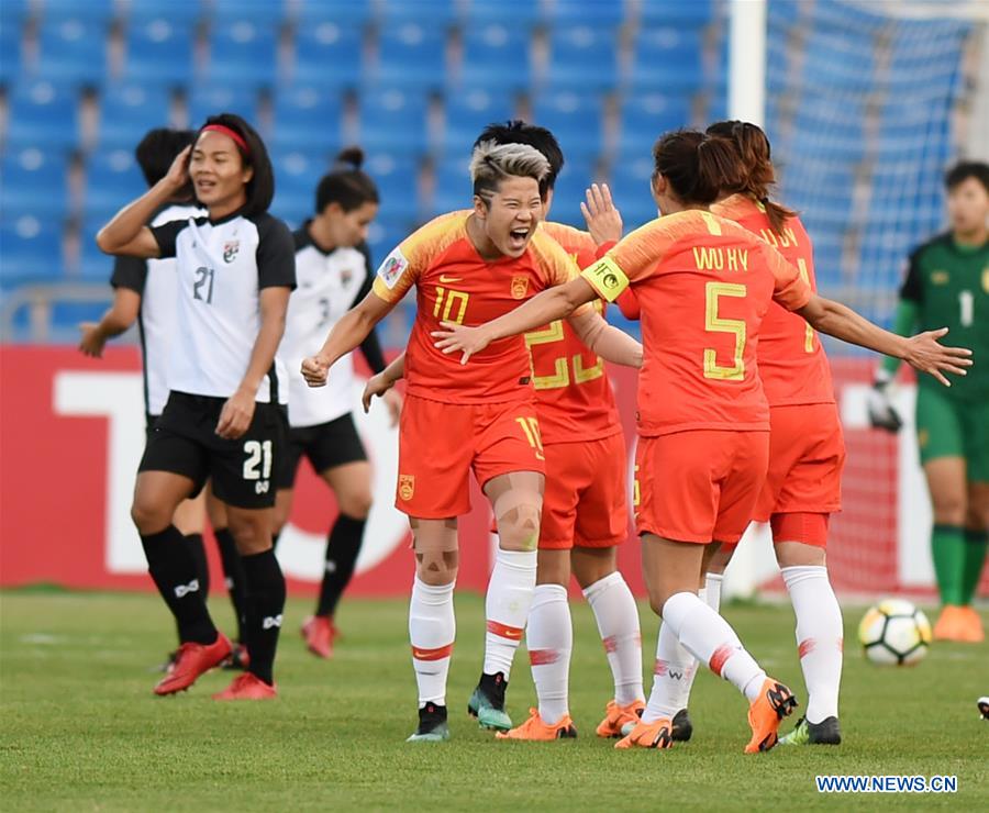 (SP)JORDAN-AMMAN-SOCCER-AFC WOMEN'S ASIAN CUP-CHINA-THAILAND