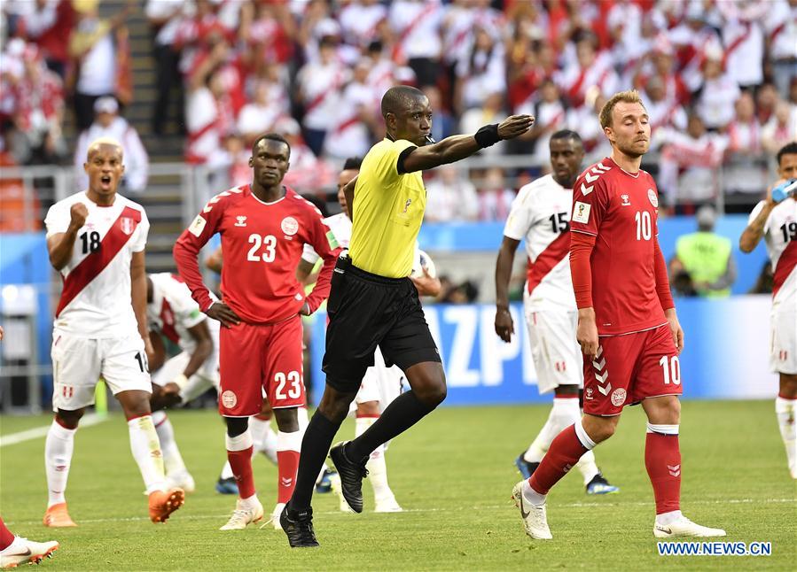 (SP)RUSSIA-SARANSK-2018 WORLD CUP-GROUP C-PERU VS DENMARK