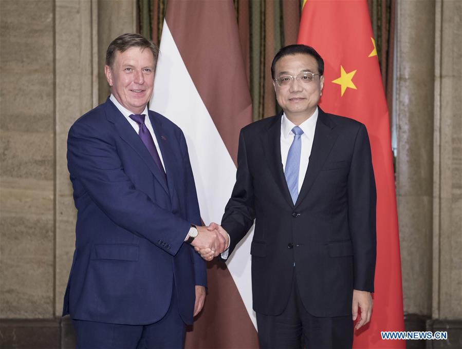 BULGARIA-SOFIA-CHINESE PREMIER-LATVIAN PM-MEETING