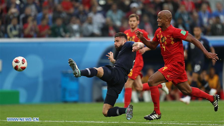 (SP)RUSSIA-SAINT PETERSBURG-2018 WORLD CUP-SEMIFINAL-FRANCE VS BELGIUM