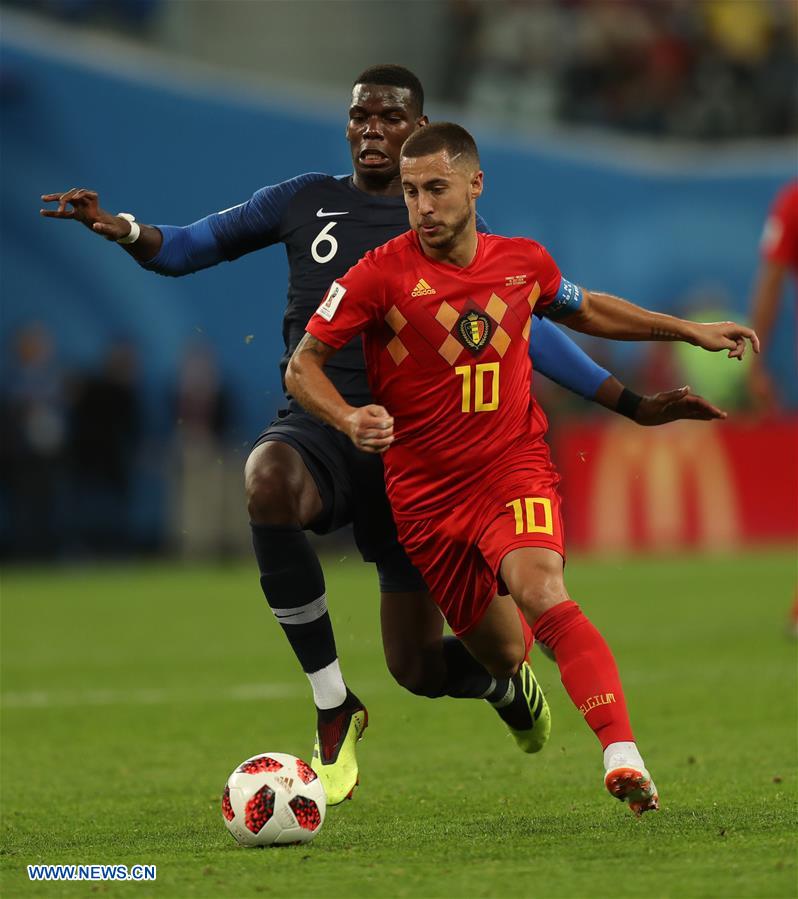 (SP)RUSSIA-SAINT PETERSBURG-2018 WORLD CUP-SEMIFINAL-FRANCE VS BELGIUM