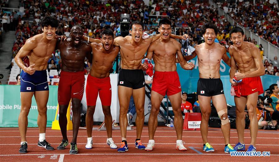 (SP)INDONESIA-JAKARTA-ASIAN GAMES-ATHLETICS-MEN'S DECATHLON