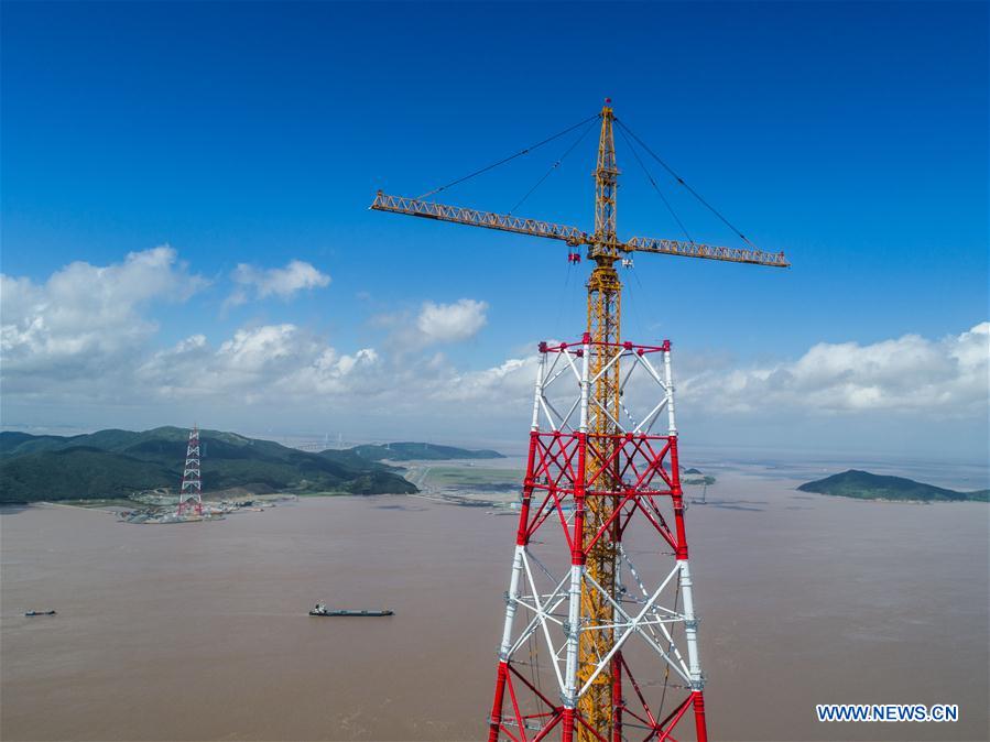 CHINA-ZHEJIANG-WORLD'S HIGHEST POWER PYLON (CN)