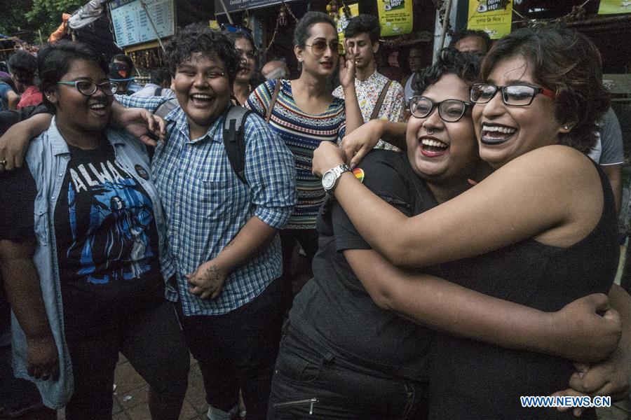 INDIA-KOLKATA-HOMOSEXUALITY LEGALIZED