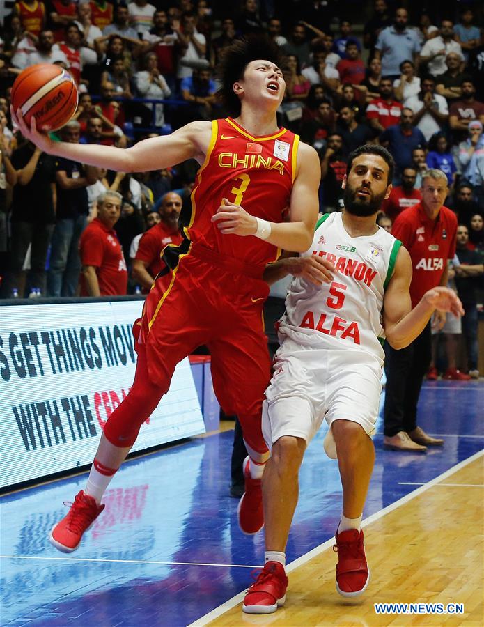 (SP)LEBANON-BEIRUT-BASKETBALL-WORLD CUP-ASIAN QUALIFIERS-LBN VS CHN