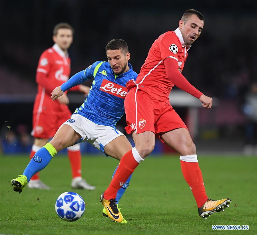 (SP)ITALY-NAPLES-FOOTBALL-UEFA CHAMPIONS LEAGUE-NAPOLI VS RED STAR