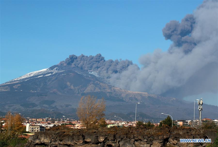 ITALY-SICILY-MOUNT ETNA-ERUPTION