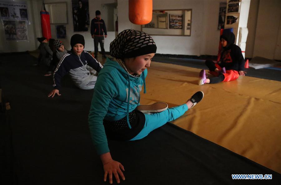 (SP) AFGHANISTAN-KABUL- BOXING CLUB- GIRLS