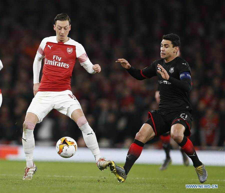 (SP)BRITAIN-LONDON-SOCCER-EUROPA-ARSENAL VS RENNES