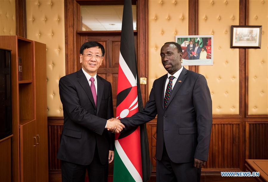 KENYA-NAIROBI-CHINA-CAO JIANMING-MEETING