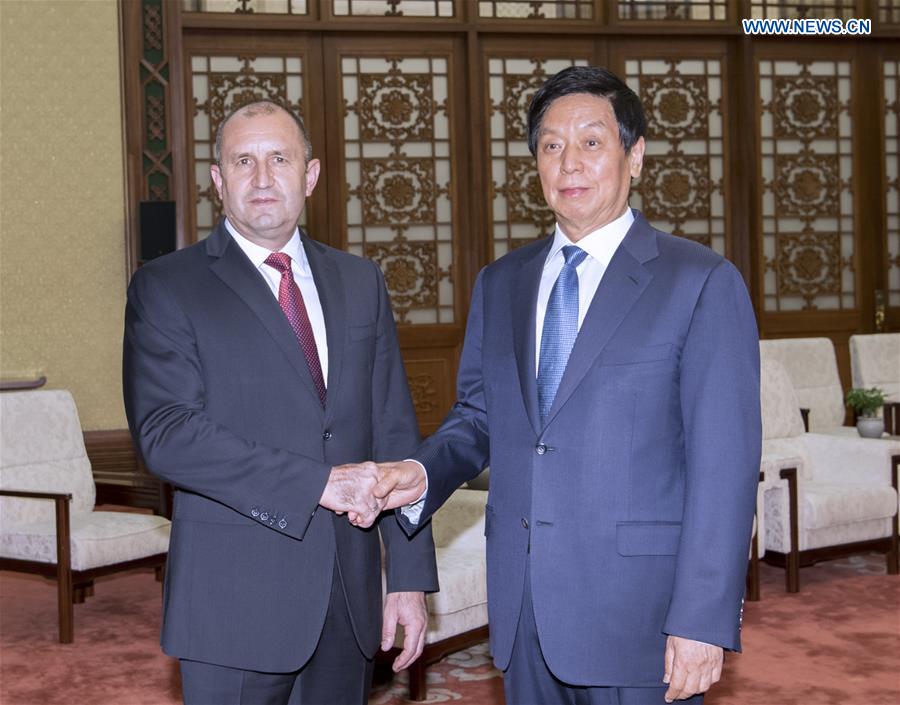 CHINA-BEIJING-LI ZHANSHU-BULGARIAN PRESIDENT-MEETING (CN)