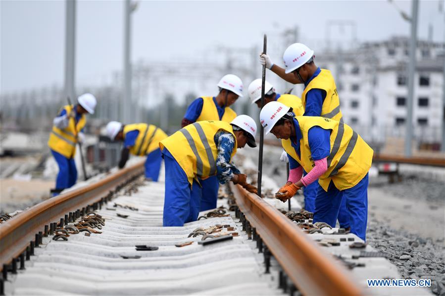 CHINA-ANHUI-SHANGQIU-HEFEI-HANGZHOU HIGH-SPEED RAILWAY-CONSTRUCTION (CN)