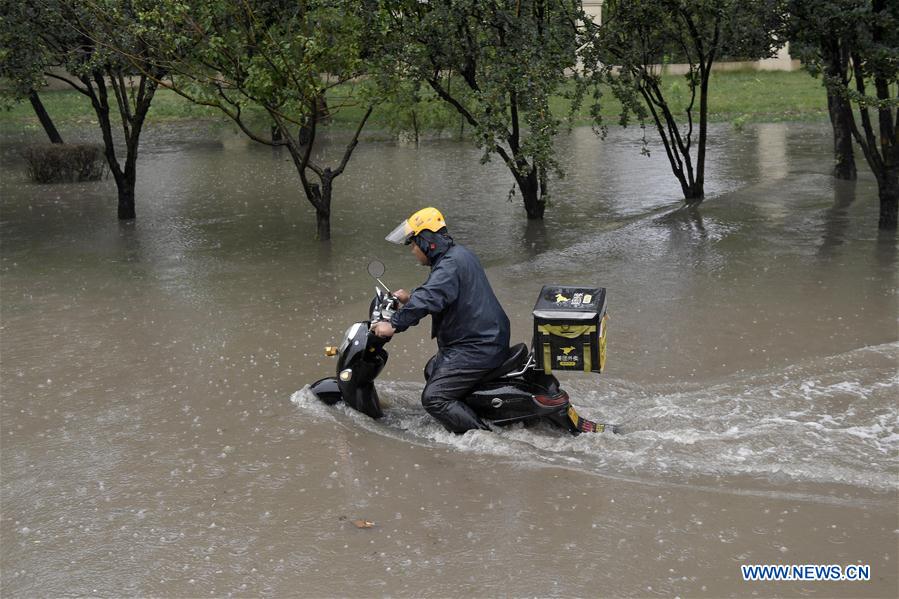 CHINA-TIANJIN-HEAVY RAIN