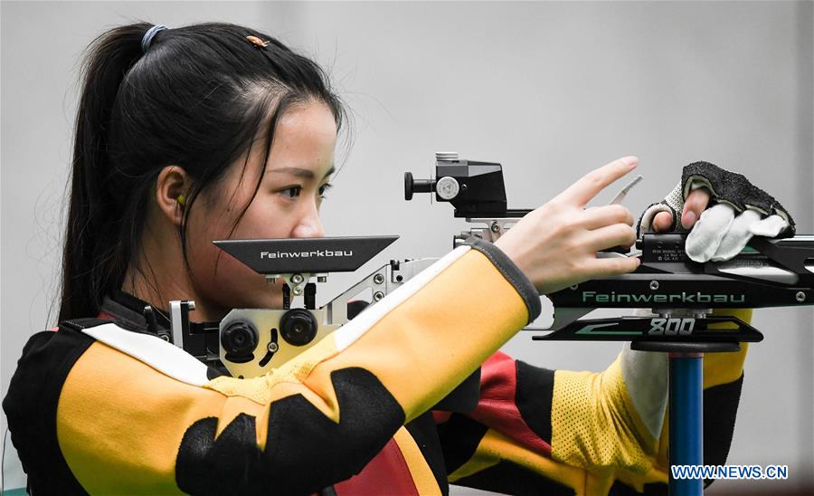 (SP)CHINA-TAIYUAN-2ND YOUTH GAMES-SHOOTING- WOMEN'S 10M AIR RIFLE(CN)