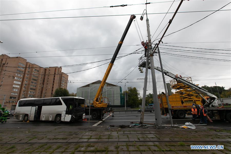 RUSSIA-MOSCOW-BUS ACCIDENT