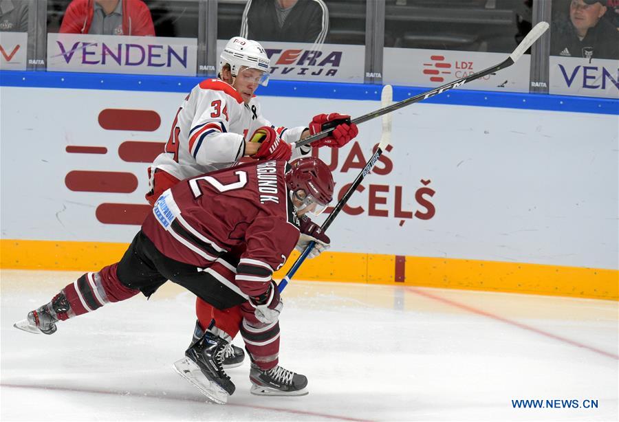 (SP)LATVIA-RIGA-HOCKEY-RAILWAYS CUP-DINAMO VS LOKOMOTIV