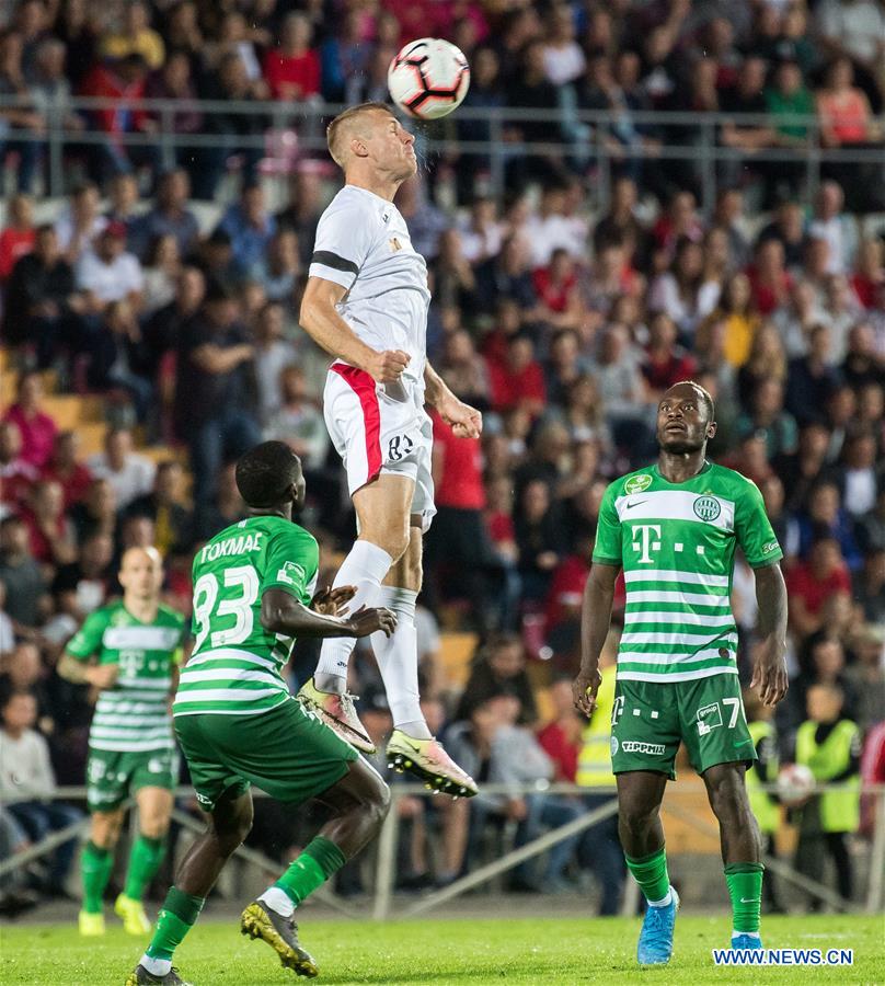 (SP)LITHUANIA-MARIJAMPOLE-SOCCER-EUROPA LEAGUE PLAY-OFF-SUDUVA VS FERENCVARROS