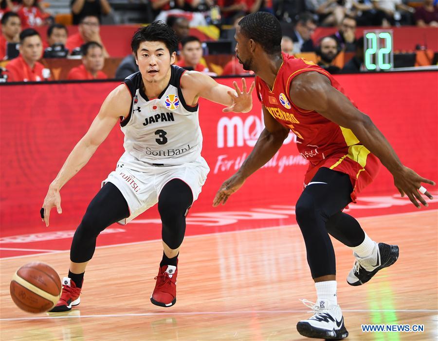 (SP)CHINA-DONGGUAN-BASKETBALL-FIBA WORLD CUP-GROUP O-MONTENEGRO VS JAPAN (CN)