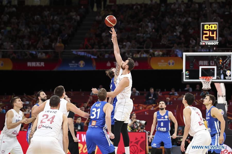 (SP)CHINA-BEIJING-BASKETBALL-FIBA WORLD CUP-CZE VS SRB (CN)