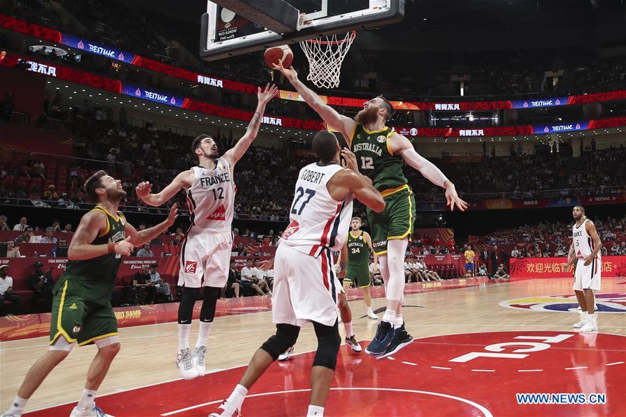 (SP)CHINA-BEIJING-BASKETBALL-FIBA WORLD CUP-FRA VS AUS (CN)