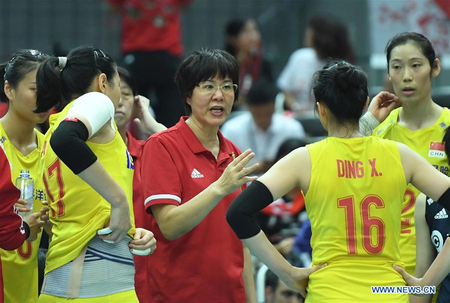 (SP)JAPAN-OSAKA-VOLLEYBALL-WOMEN'S WORLD CUP-CHN VS SRB