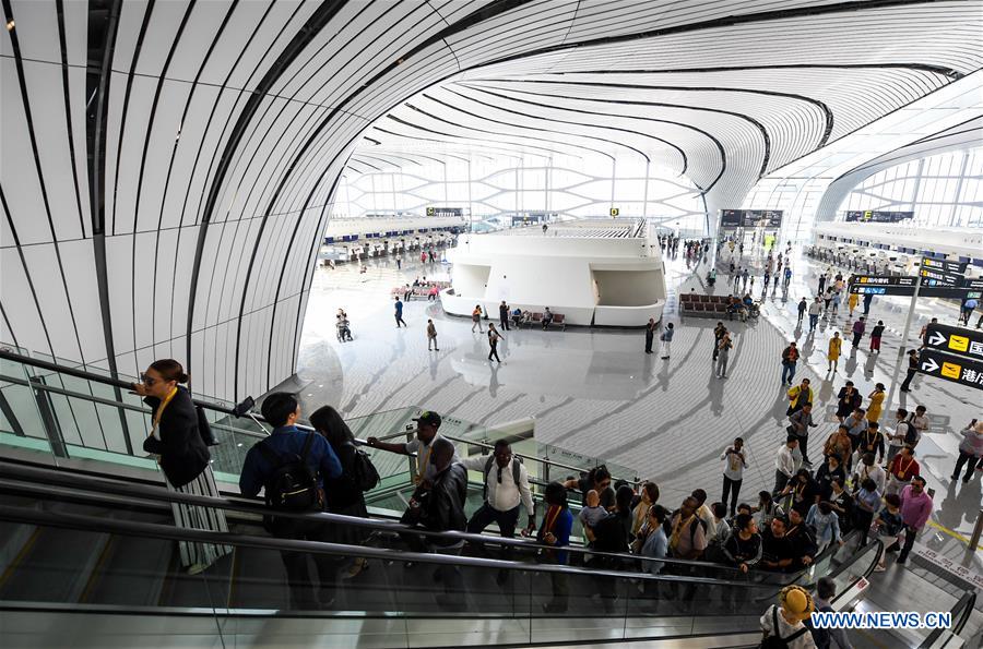 CHINA-BEIJING-NEW AIRPORT-JOURNALISTS-VISIT (CN)