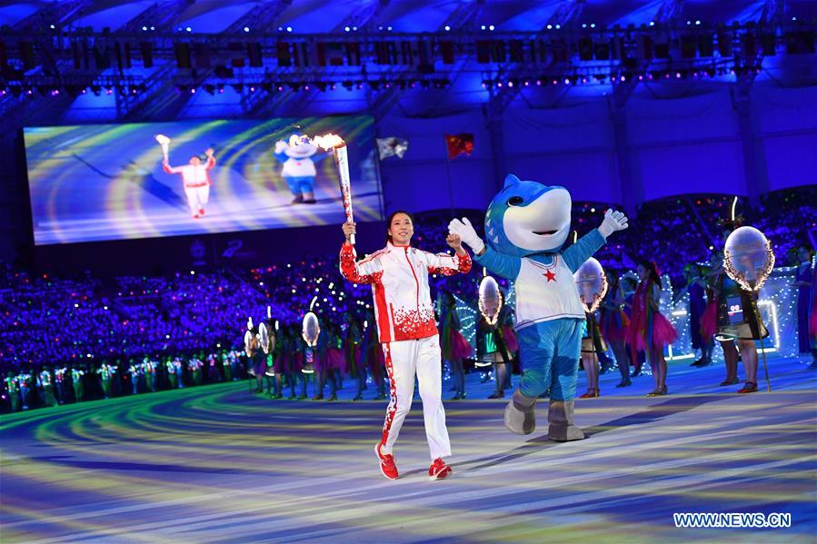 (SP)CHINA-WUHAN-7TH MILITARY WORLD GAMES-OPENING CEREMONY