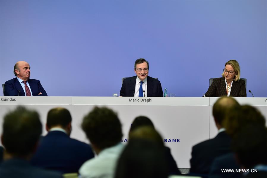 GERMANY-FRANKFURT-ECB-PRESS CONFERENCE-DRAGHI