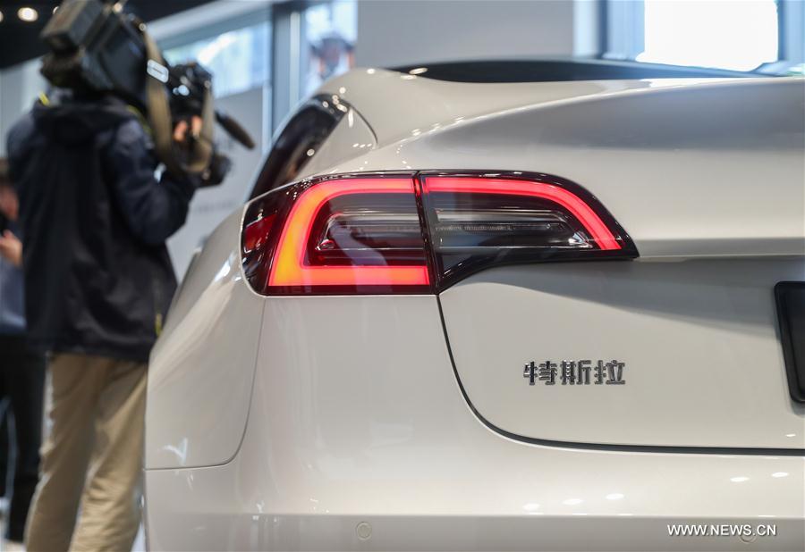 CHINA-SHANGHAI-TESLA-MODEL 3-MADE IN CHINA-UNVEILING (CN)