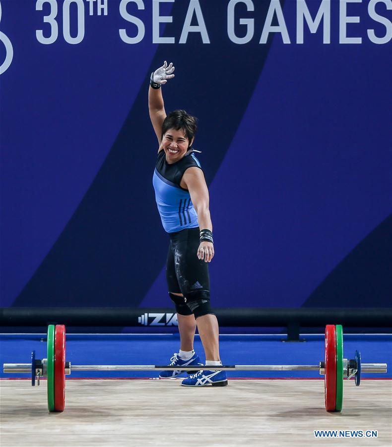 (SP)PHILIPPINES-QUEZON CITY-SEA GAMES-WEIGHTLIFTING