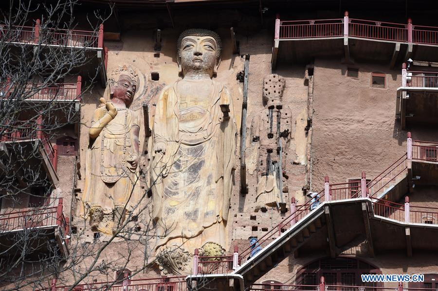 CHINA-GANSU-MAIJI MOUNTAIN GROTTOES (CN)