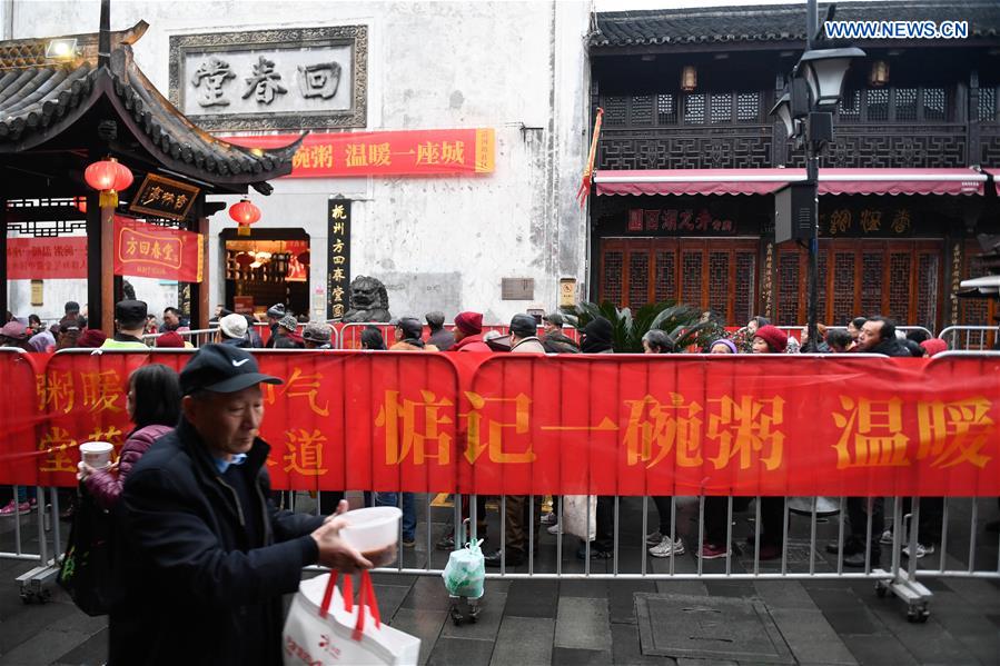 CHINA-ZHEJIANG-HANGZHOU-LABA FESTIVAL-PORRIDGE (CN)