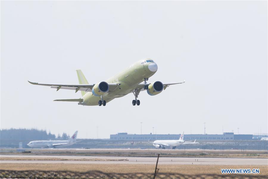 CHINA-SHANGHAI-FIFTH C919-MAIDEN TEST FLIGHT (CN)