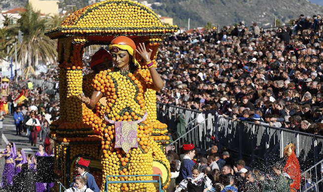 85th Lemon Festival held in France with theme of Bollywood