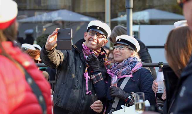 May Day celebrated in Helsinki, Finland