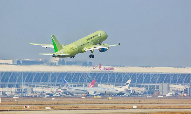 China's 6th C919 jet completes maiden test flight