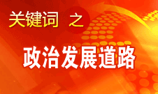 胡锦涛指出，坚持走中国特色社会主义政治发展道路和推进政治体制改革